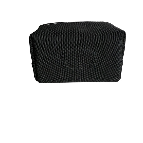 Dior Monogram Black Canvas Makeup Bag - Picture 2 of 8